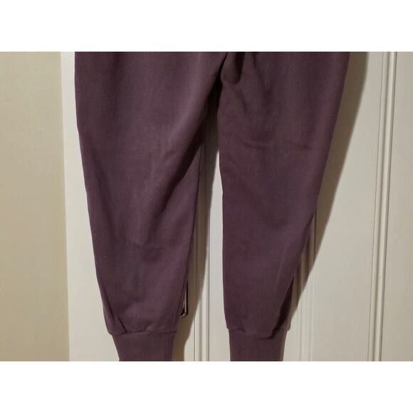 Fila Womens French Terry Jogger Black Plum Size XXL Purple Sweat Pants - Picture 3 of 9